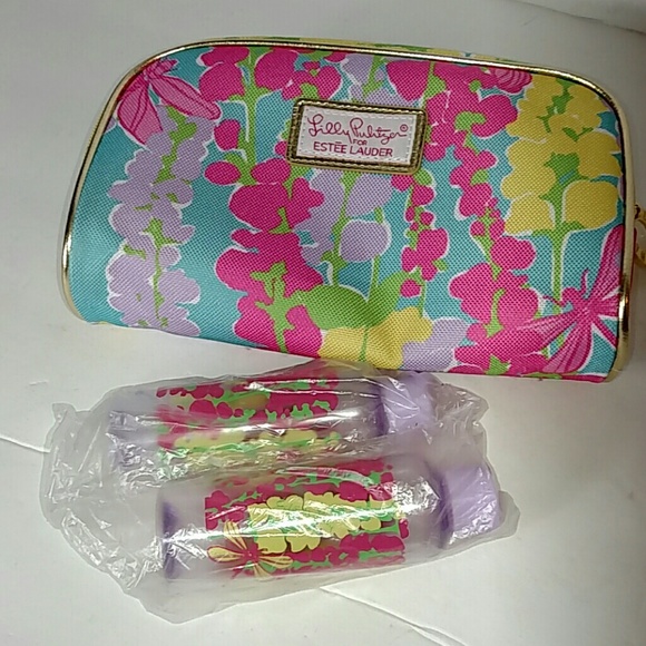 NWOT Lilly Pulitzer Estée Lauder Cosmetic Bag - Picture 5 of 5